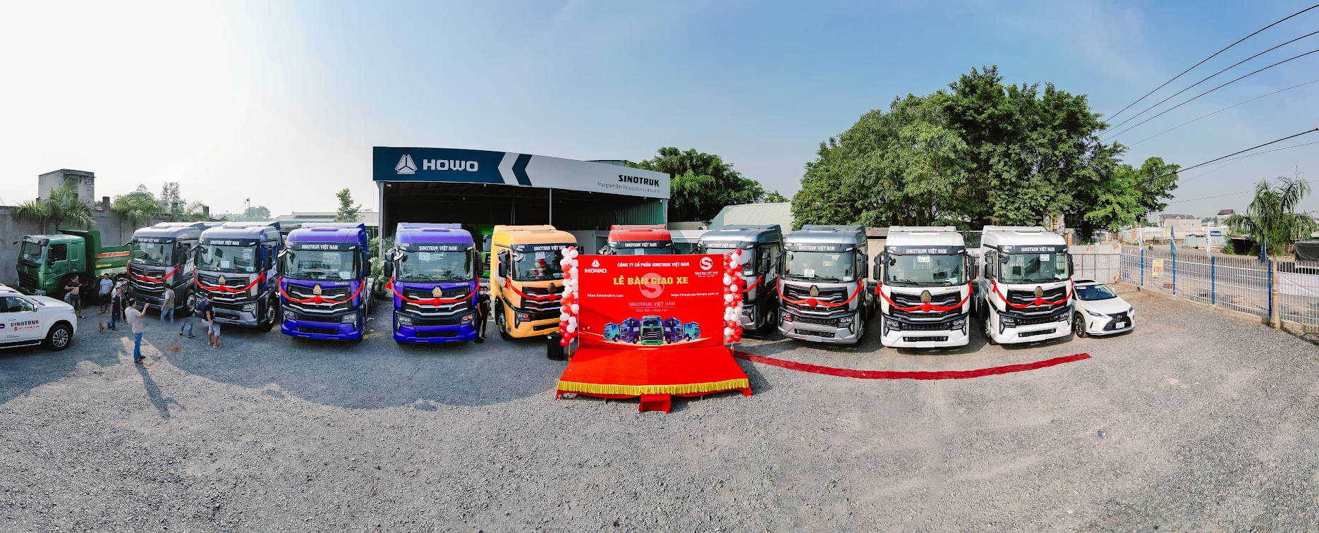 LỄ BÀN GIAO XE HOWO MAX